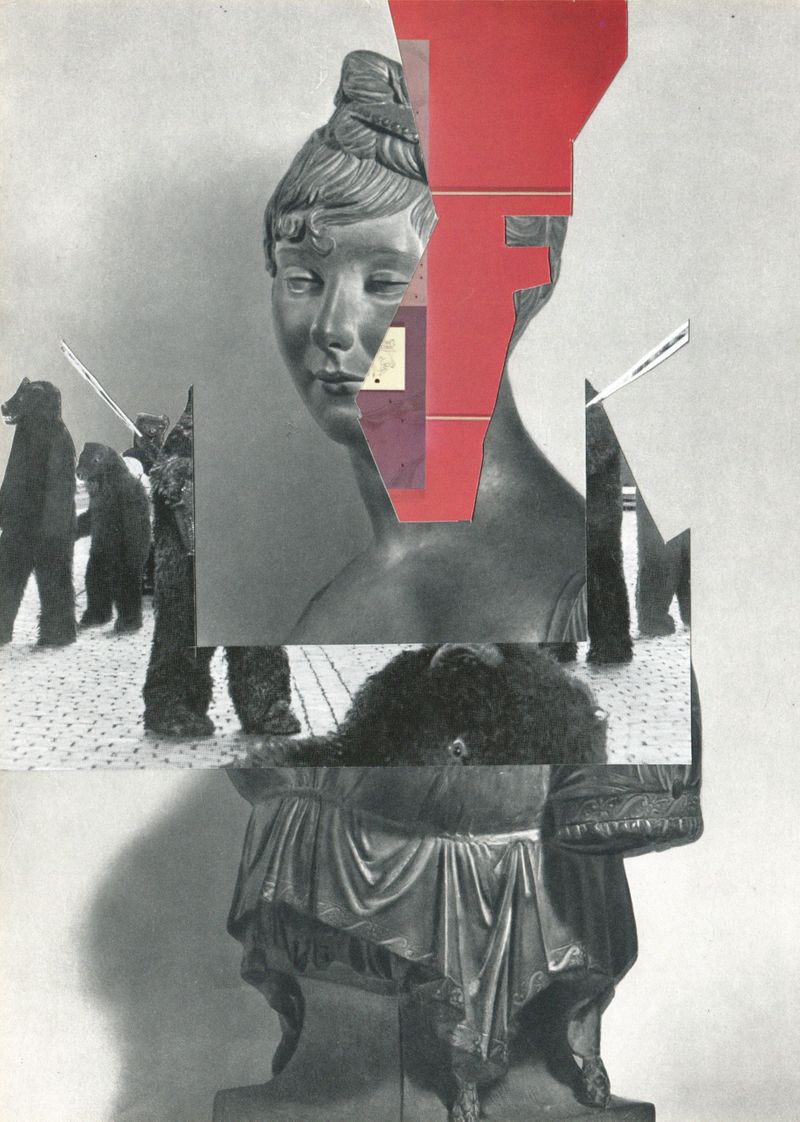 Barbara Breitenfellner, WVZ 500, 2017, 31,6 x 23,7 cm, Collage